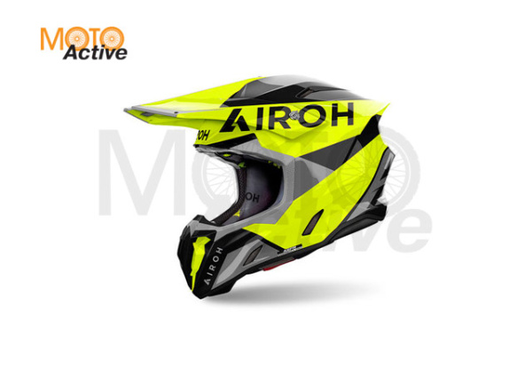 Кроссовый шлем Airoh Twist 3 King Yellow Gloss
